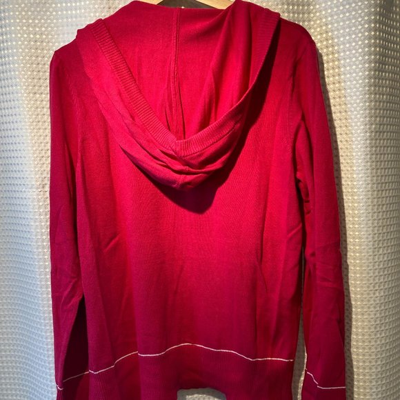 Nautica Fuchsia Hoodie Sweater - NWT - Picture 6 of 11